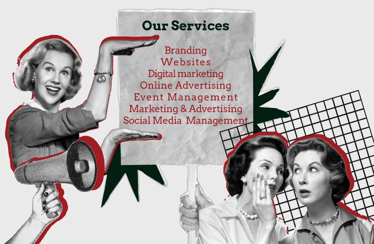 Strawberry Agency services poster - advertising, marketing and digital media in Lebanon